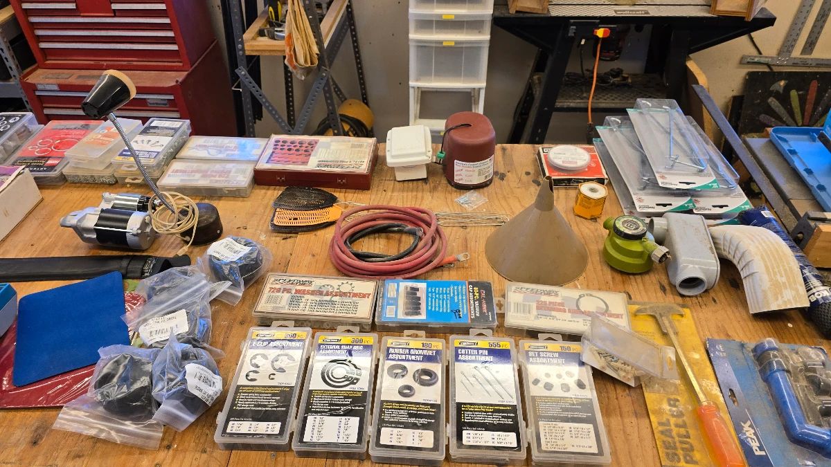 Handyman Heaven in Ponder: Loads of Power Tools, Golf Cart, Trailers, Remington Statues, and more!