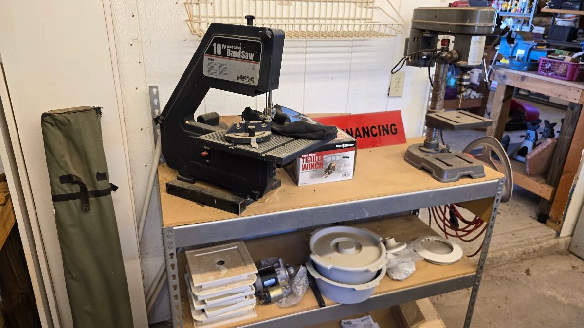 Handyman Heaven in Ponder: Loads of Power Tools, Golf Cart, Trailers, Remington Statues, and more!