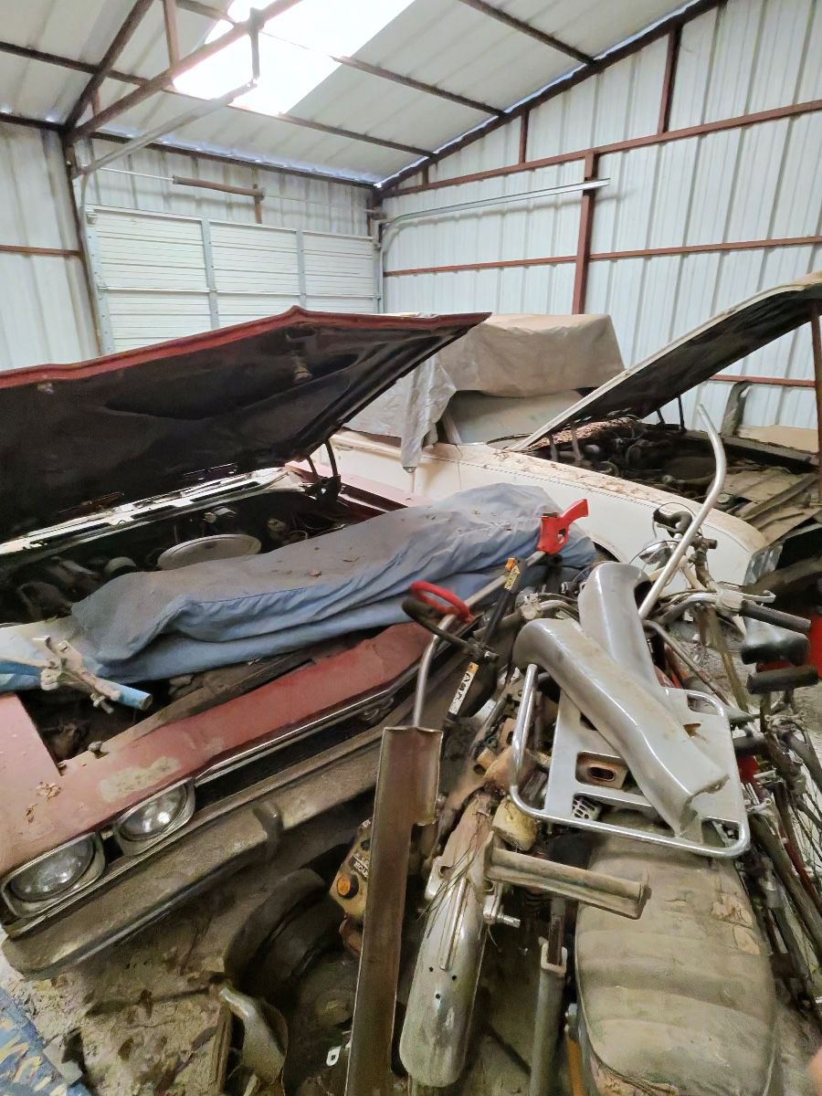 Barn Find Bonanza: Impala, Chevelle, Mercedes, Vintage Mopeds & Tools