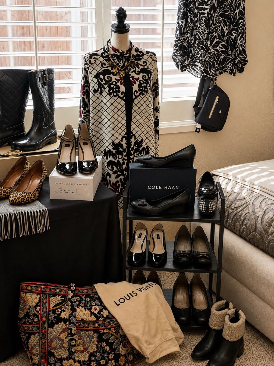 Lori's Estates - Coppell Large Christmas Collection, Fashion, Jewelry, Vintage Kitchen & More!