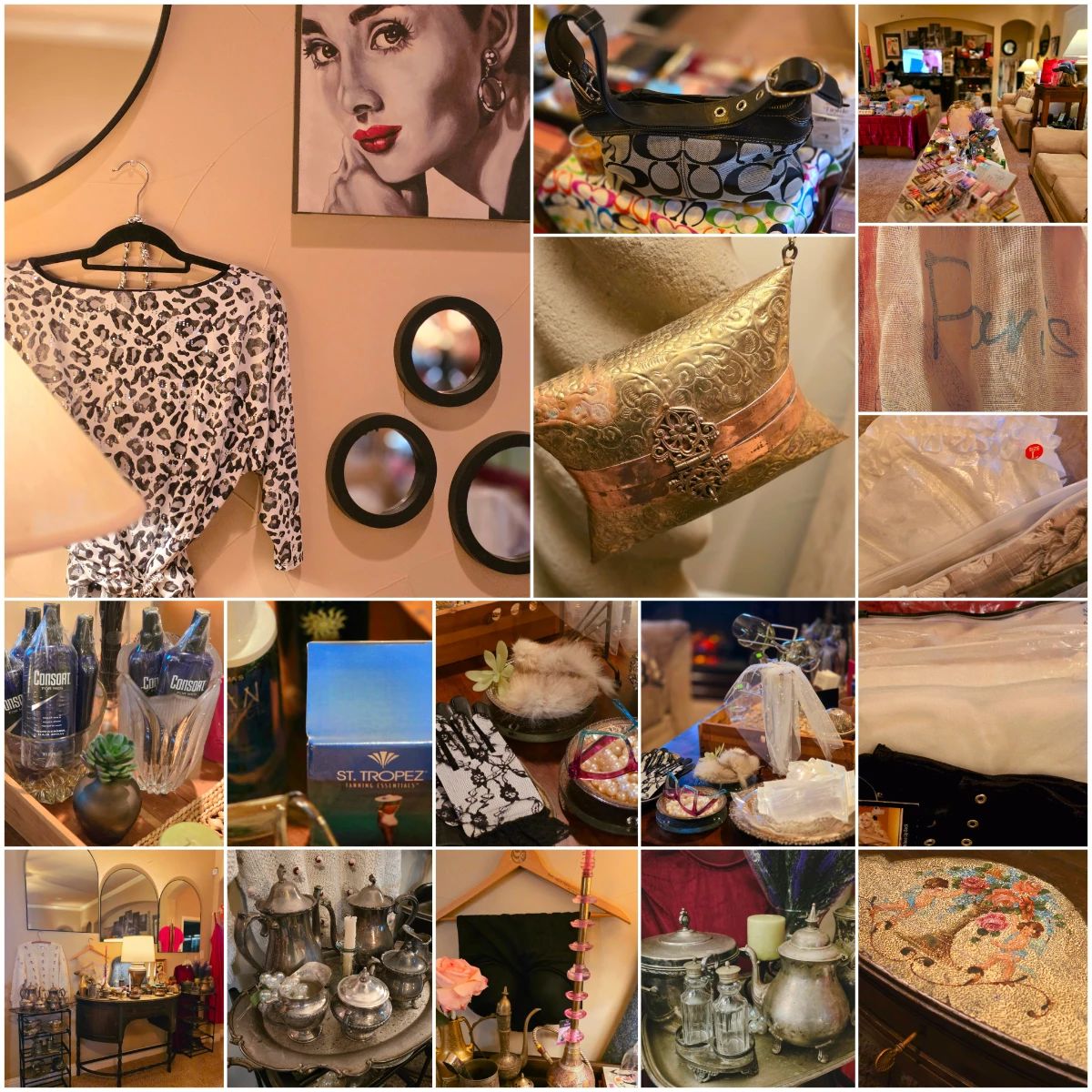 SAGE PATINA Presents Brimming with Beauty, Bags, Baubles, & More Benbrook Boutique Estate Sale!