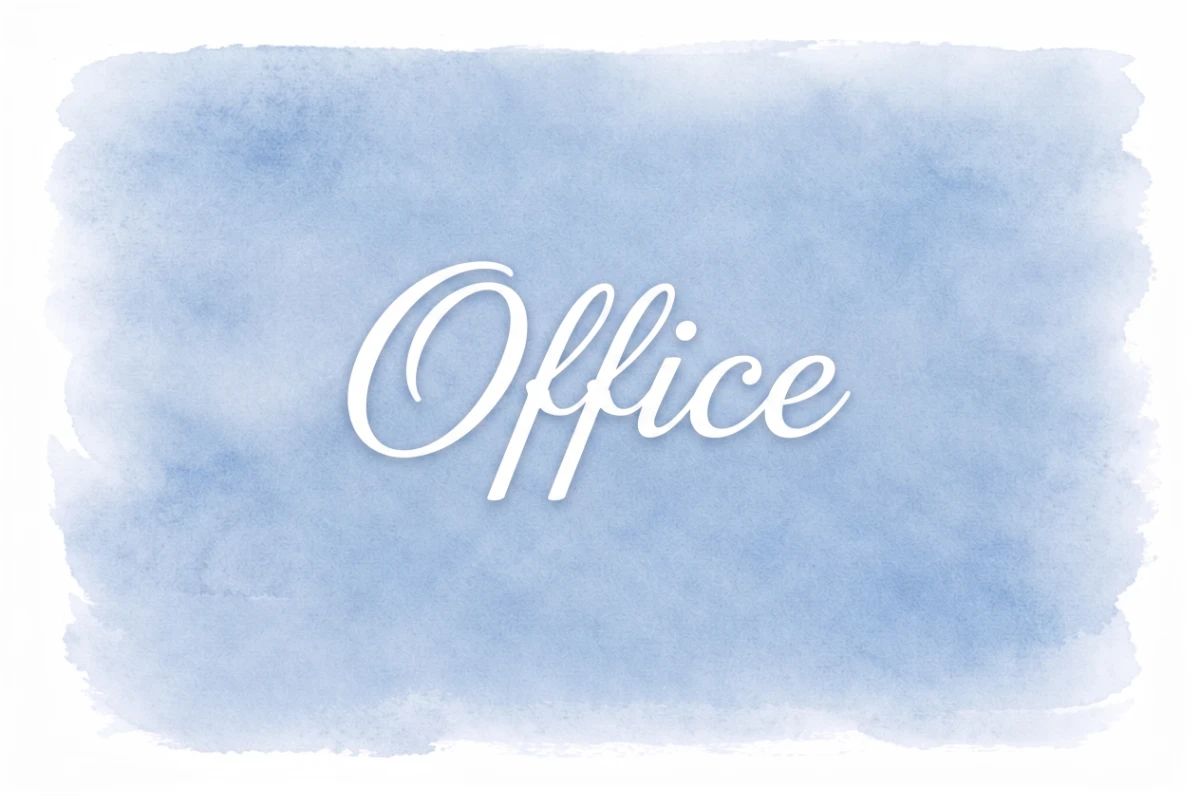 Office Decor & Assorted Supplies Grouping