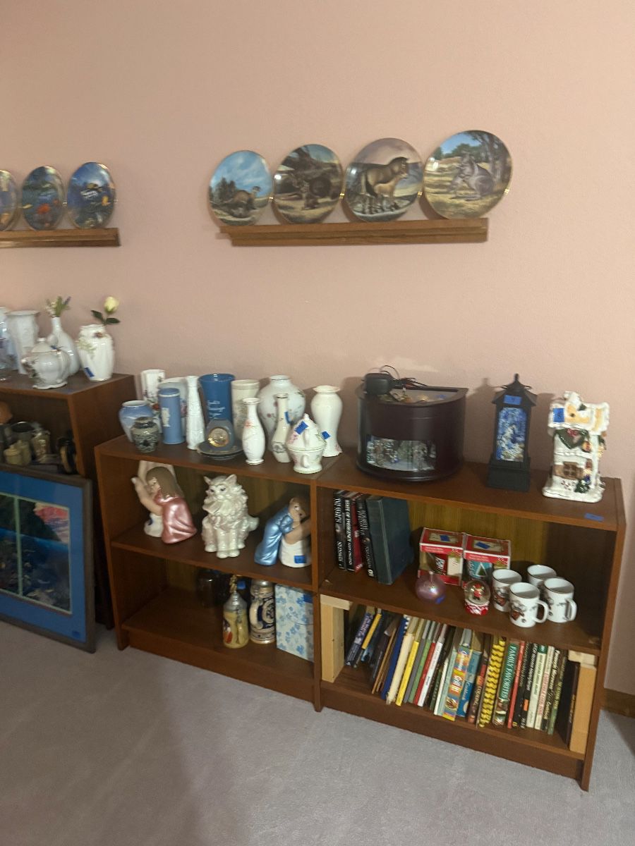 Moving to Arizona cannot take it with her!! beautiful stuff let’s help her clean it out!!! at estate sale in Melbourne, FL