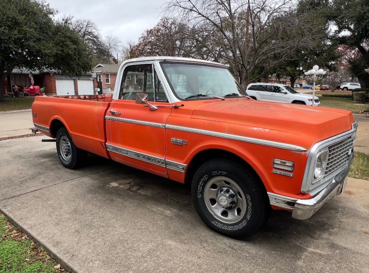 25% off -‘72 CHEVY CHEYENNE C20 CAMPER SPECIAL•60-YR ESTATE•COLLECTION