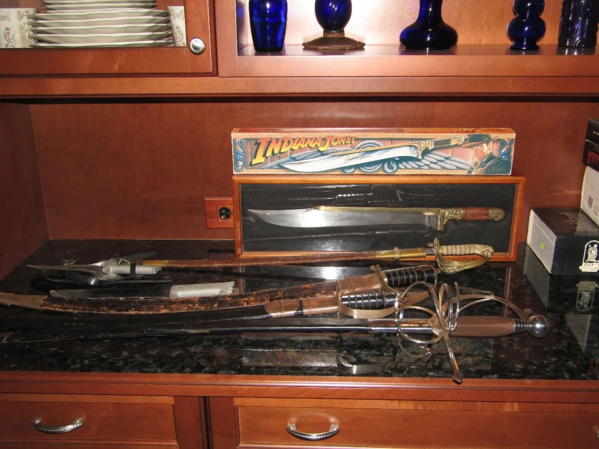 En Garde or Touche? Large Knife Collection, Antiques, Locksmith Gear, Zero Turn Mower, Tools & More