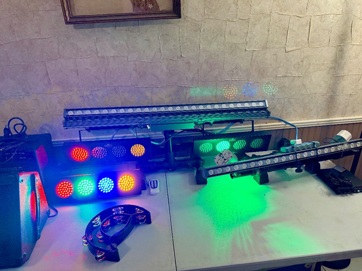 Stage & Event Lighting Assortment with DJ Gear