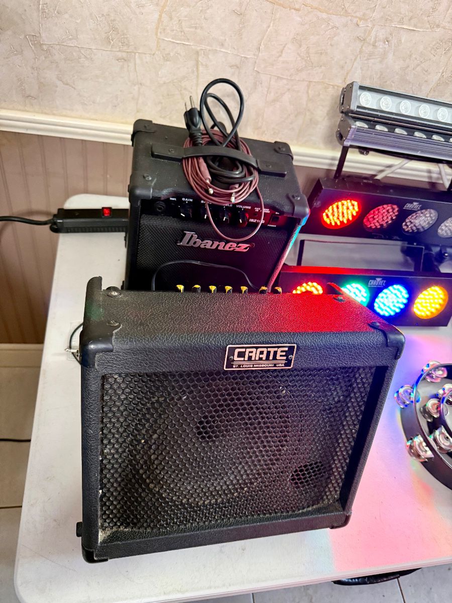 Musical Equipment and Stage Lighting Assortment