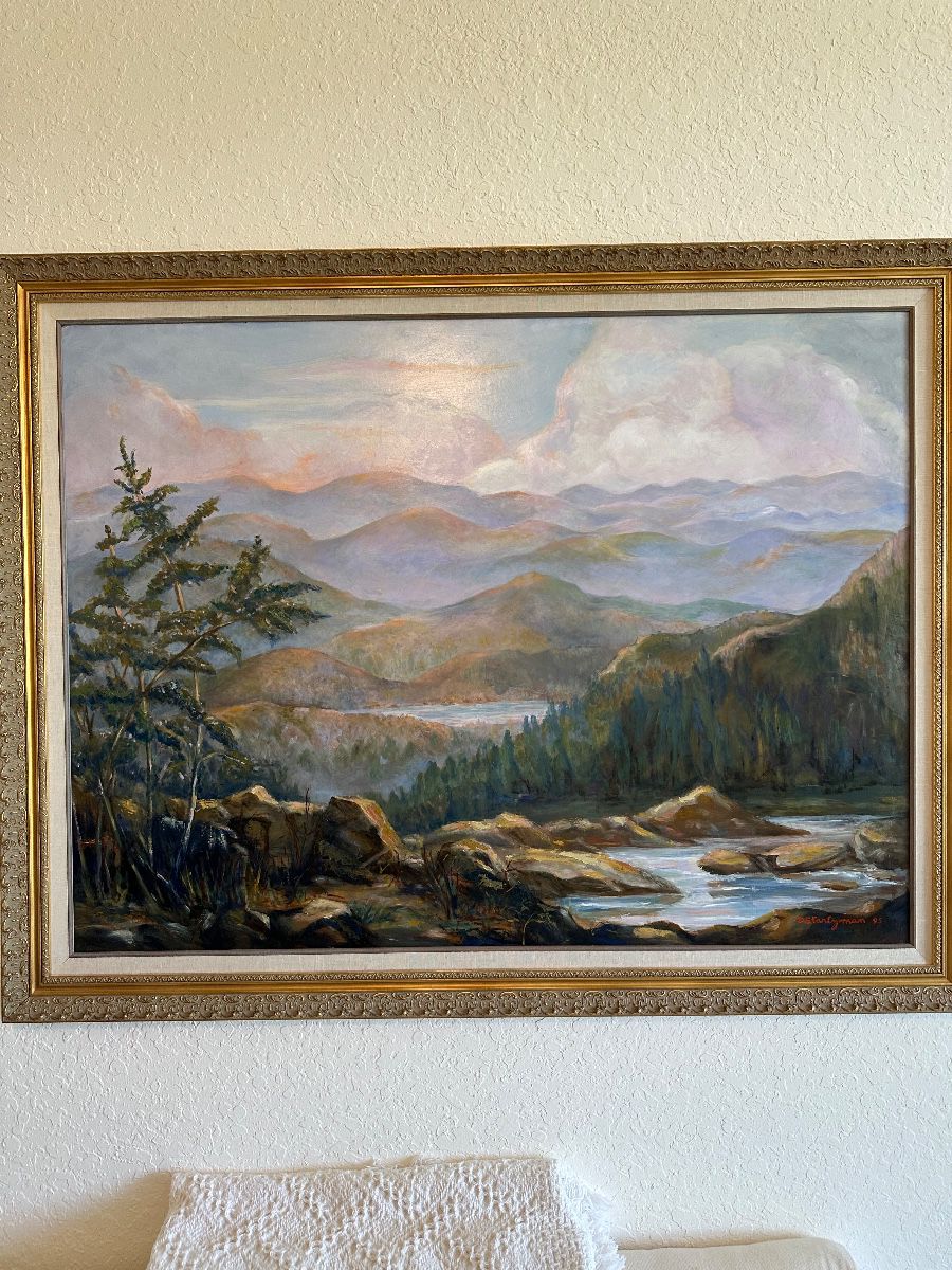 Carlyleman 1995 Landscape Oil Painting