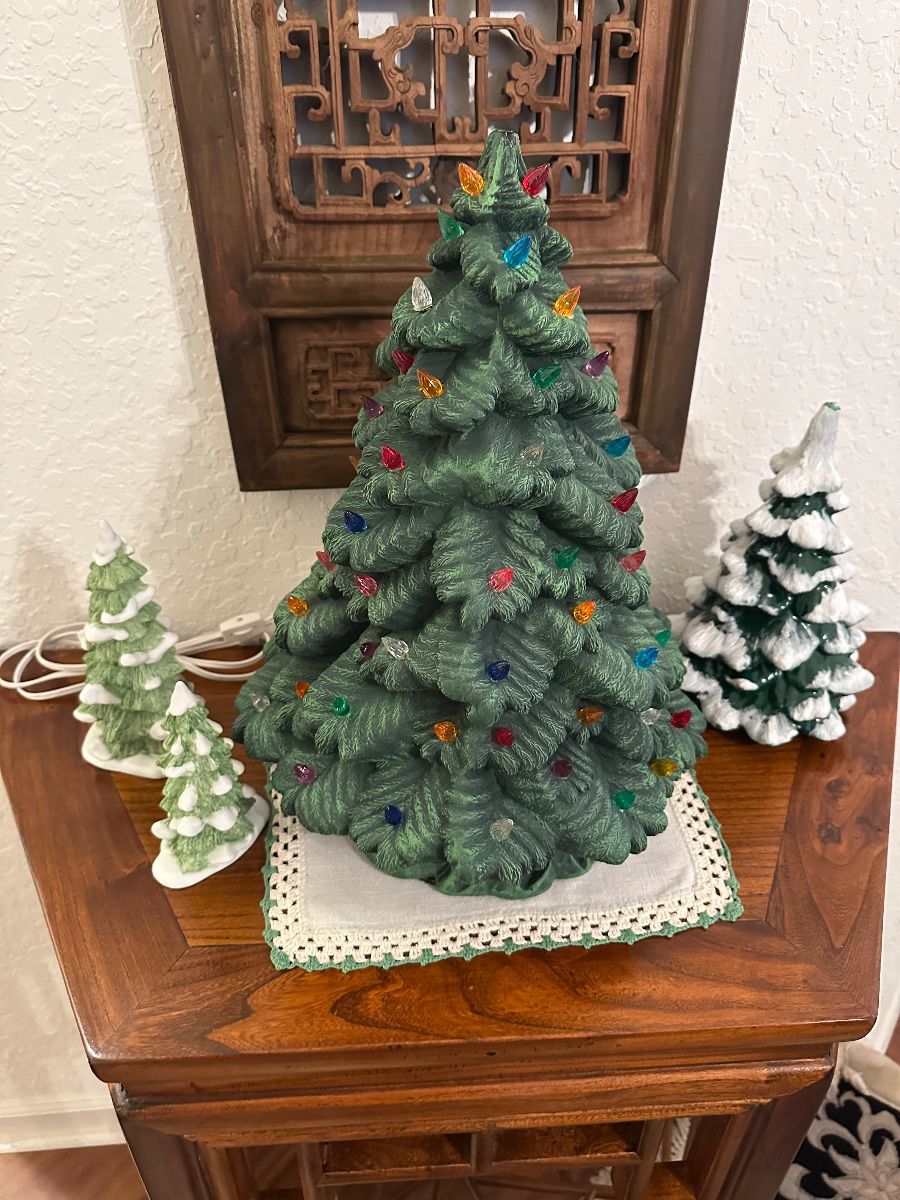 Vintage Ceramic Christmas Tree Assortment
