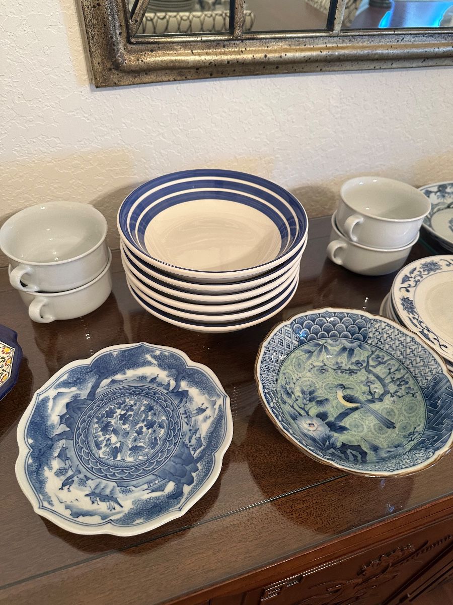 Asian Ceramic Bowl & Plate Assortment