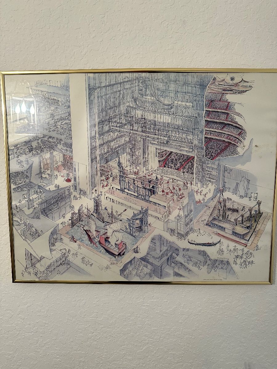 Framed Architectural Rendering Print