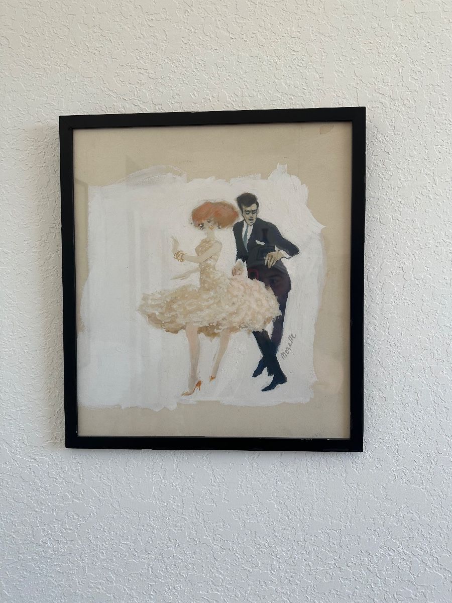 Mozelle Painting of Dancing Couple