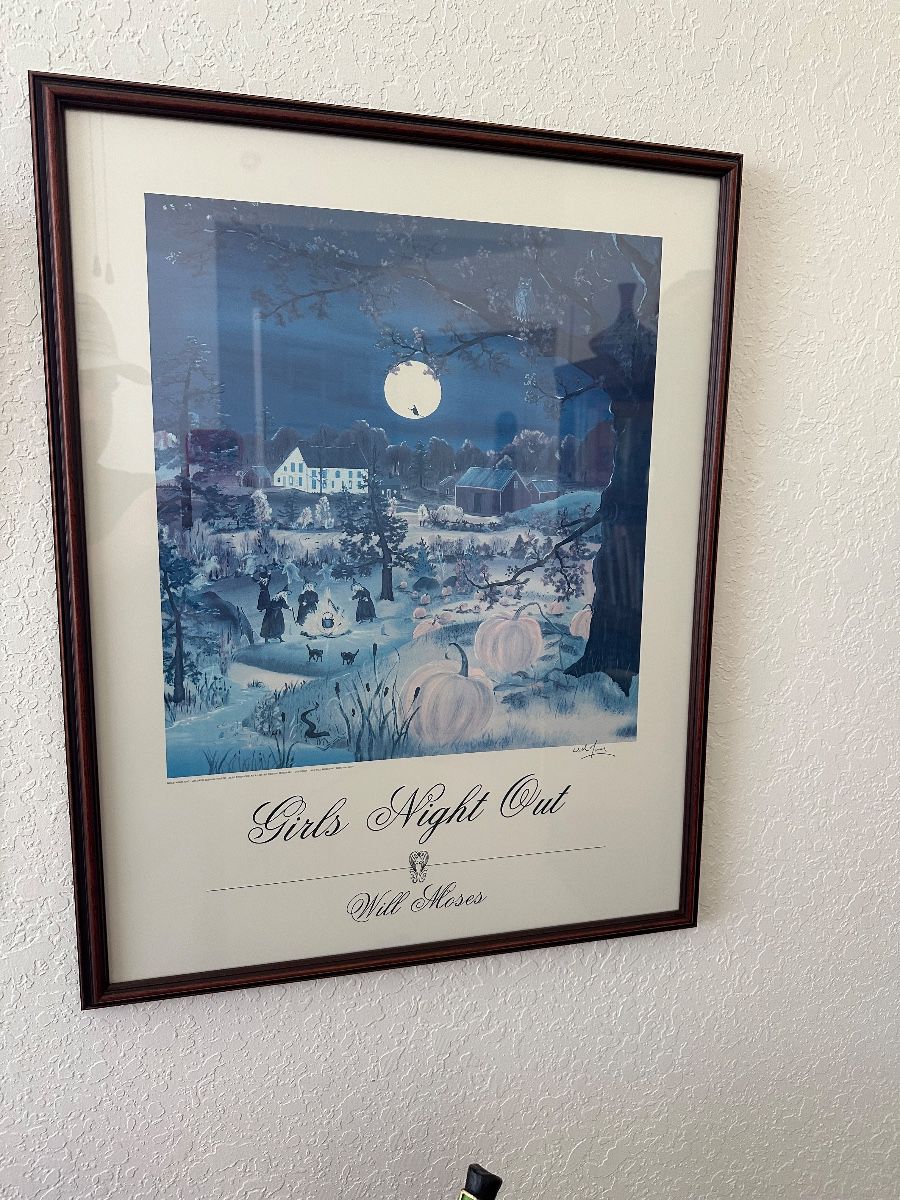 Will Moses "Girls Night Out" Framed Print