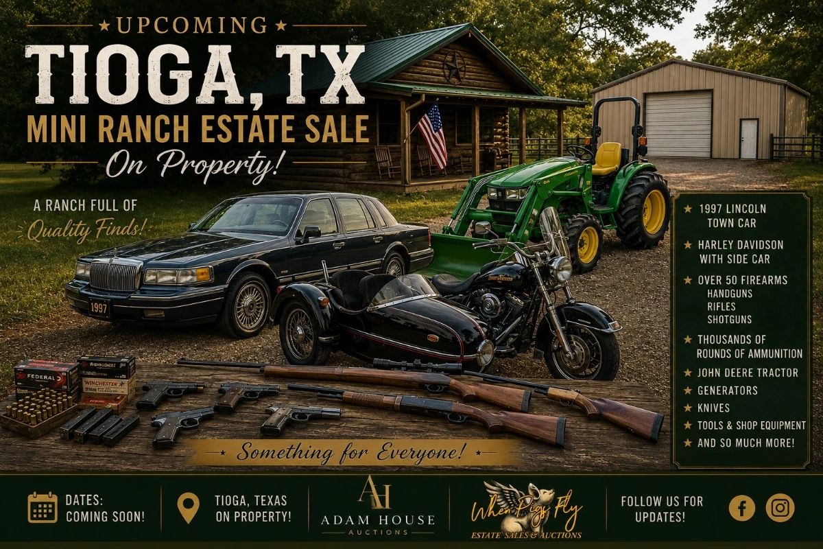 Texas Mini Ranch Estate Sale by When Pigs Fly