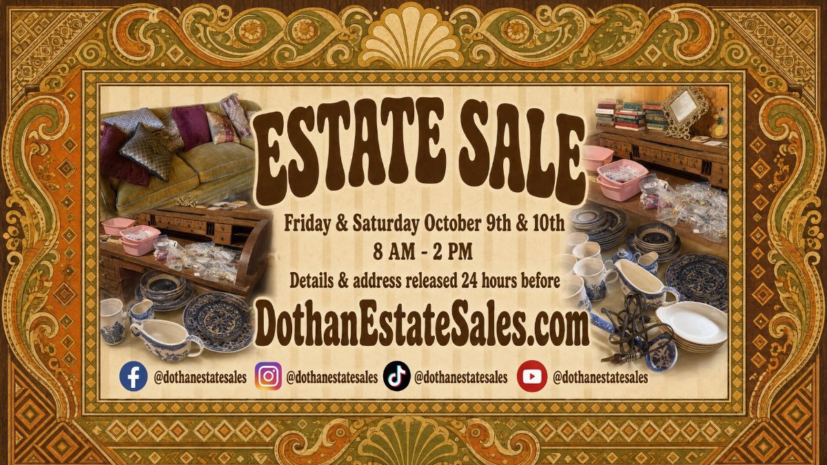 North Dothan Estate Sale - Vintage, Retro, Collectibles and More!