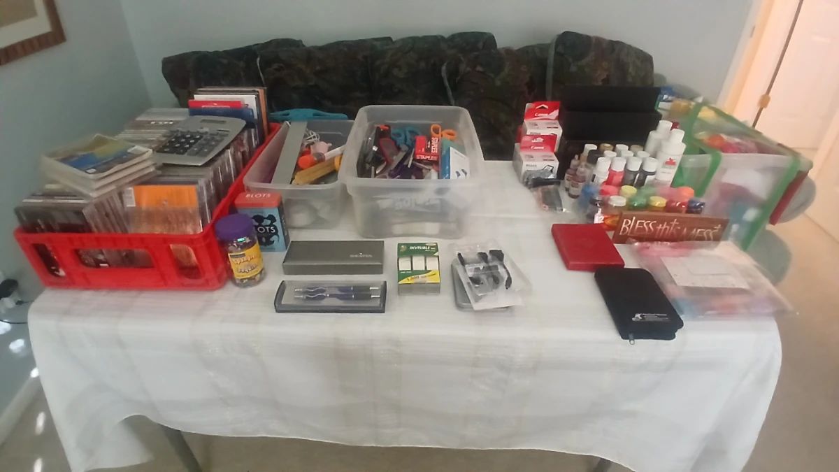 Craft, Office, & Media Supplies Assortment Lot