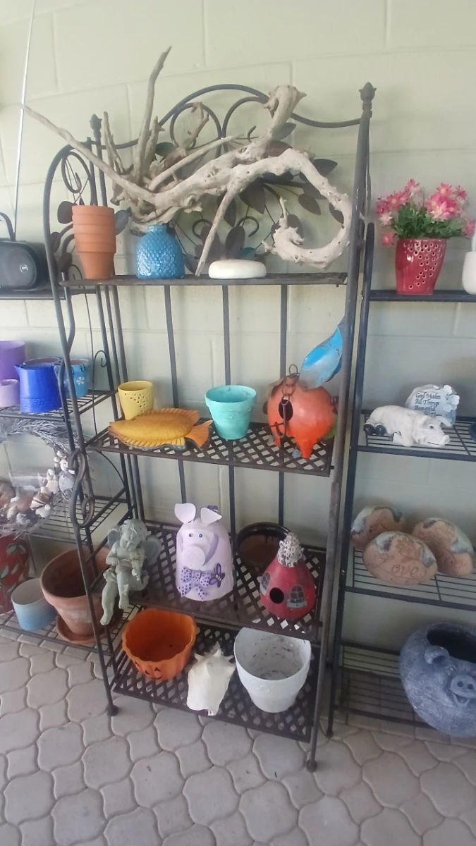 Garden Decor & Planters Lot