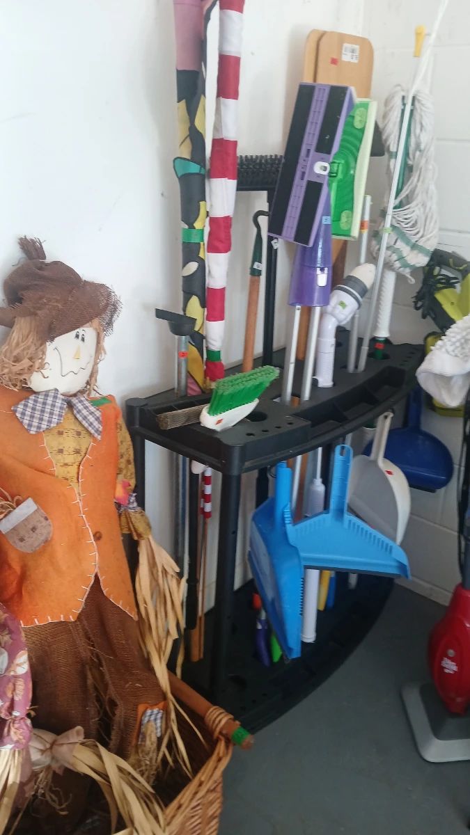 Cleaning Supplies & Seasonal Decor Lot