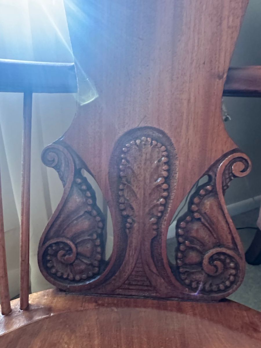 Victorian Style Carved Side Chair