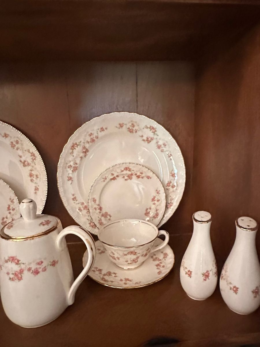 Vintage Floral China Tea Set Assortment
