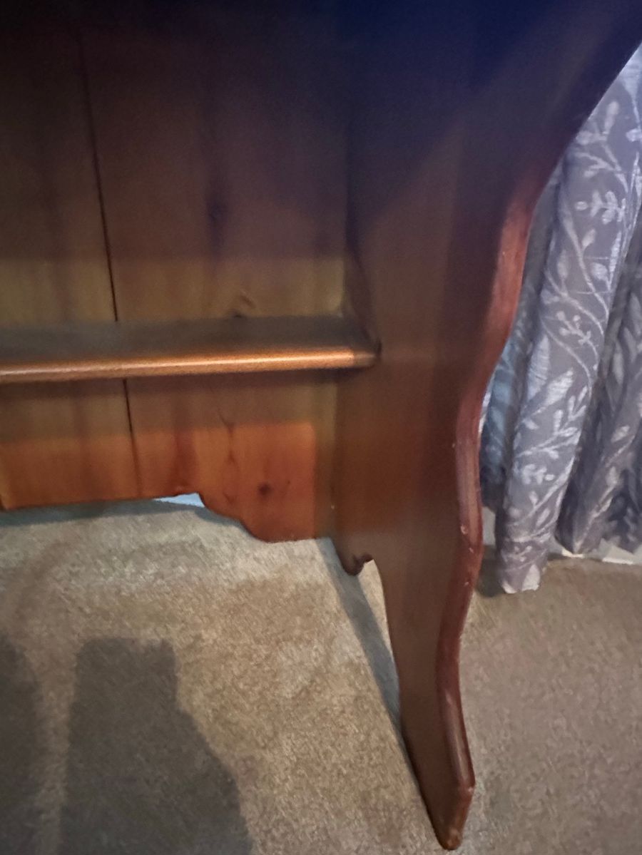 Vintage Wooden Display Shelf