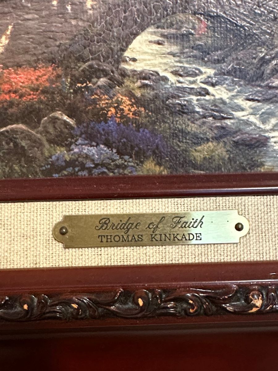 Thomas Kinkade "Bridge of Faith" Limited Edition Art Print