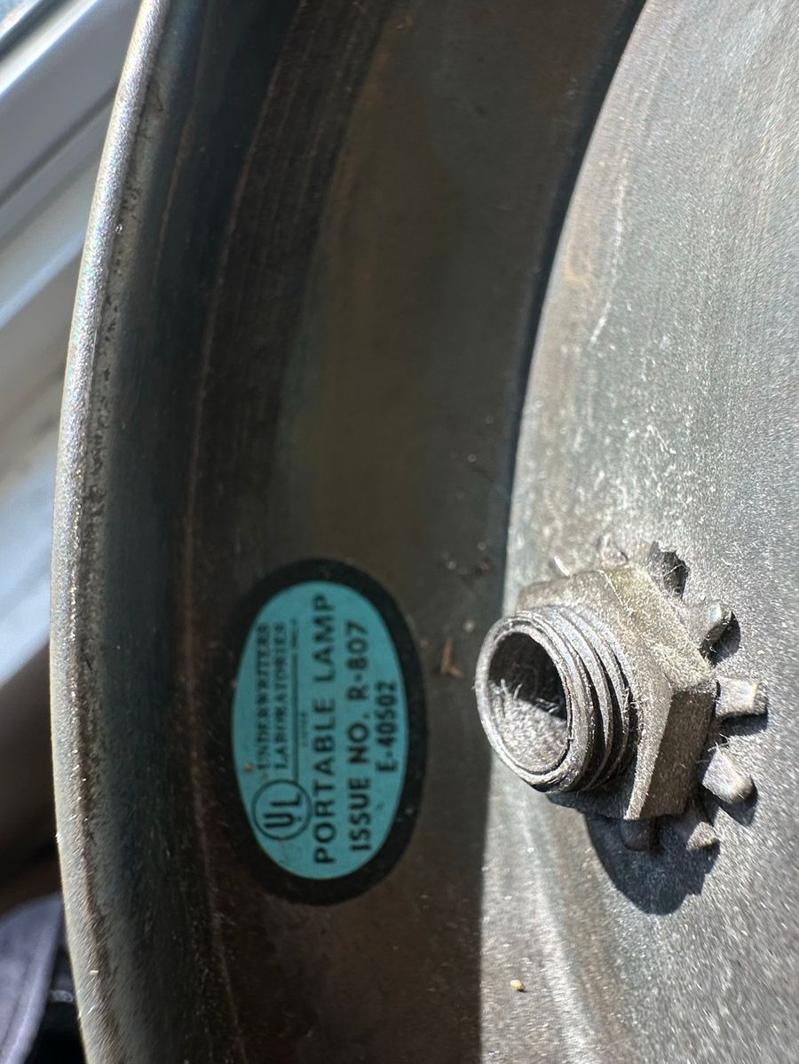 Portable Lamp Component with UL Certification