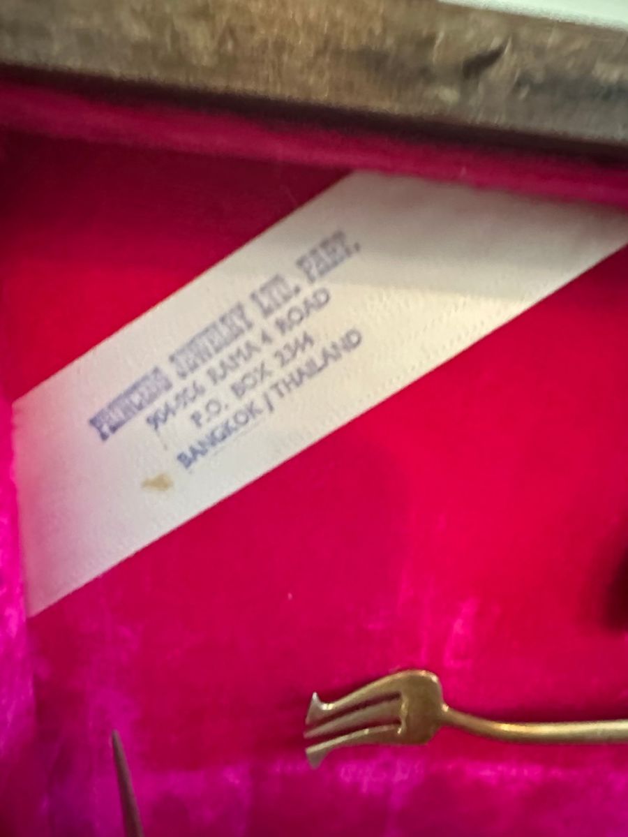 Princess Jewelry Ltd. Part. Bangkok Thailand Decorative Serving Fork