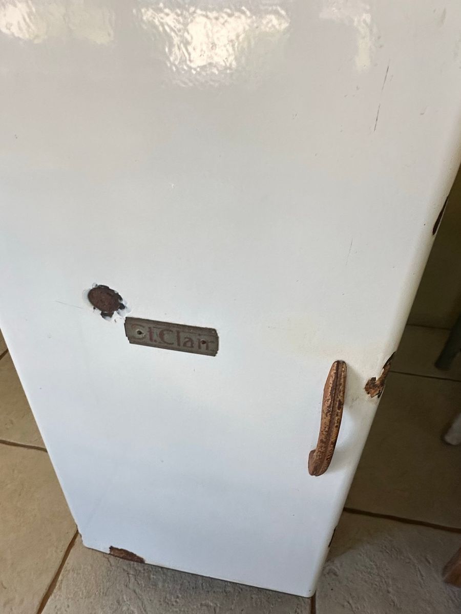 St. Clair Enamel Ice Box Appliance