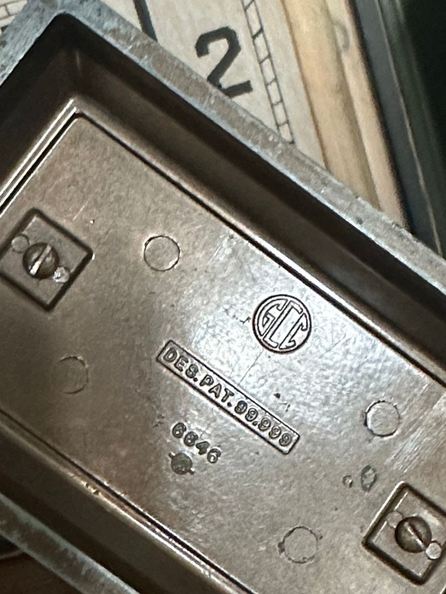 G.L.C. Decorative Hardware Component - DES. PAT. 99.999