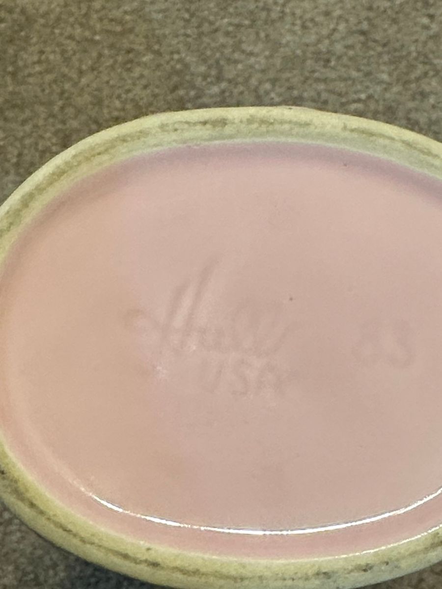 Hall USA Oval Pottery Dish