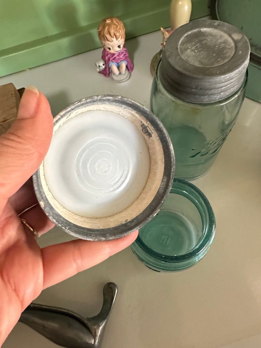 Vintage Canning Jar Assortment with Lids