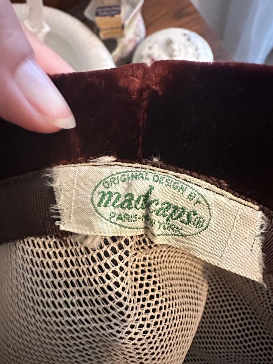 Madcaps Paris-New York Velvet Hat