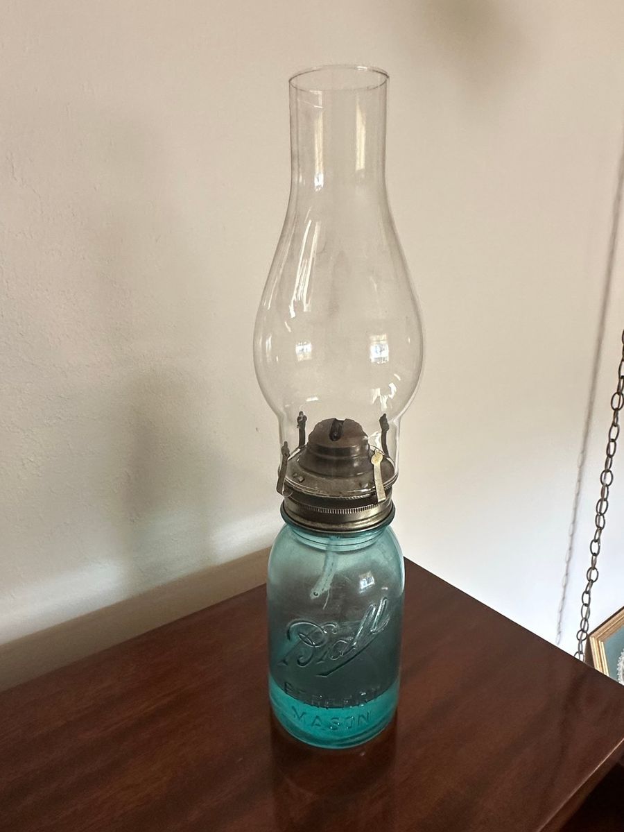 Ball Mason Jar Kerosene Lamp