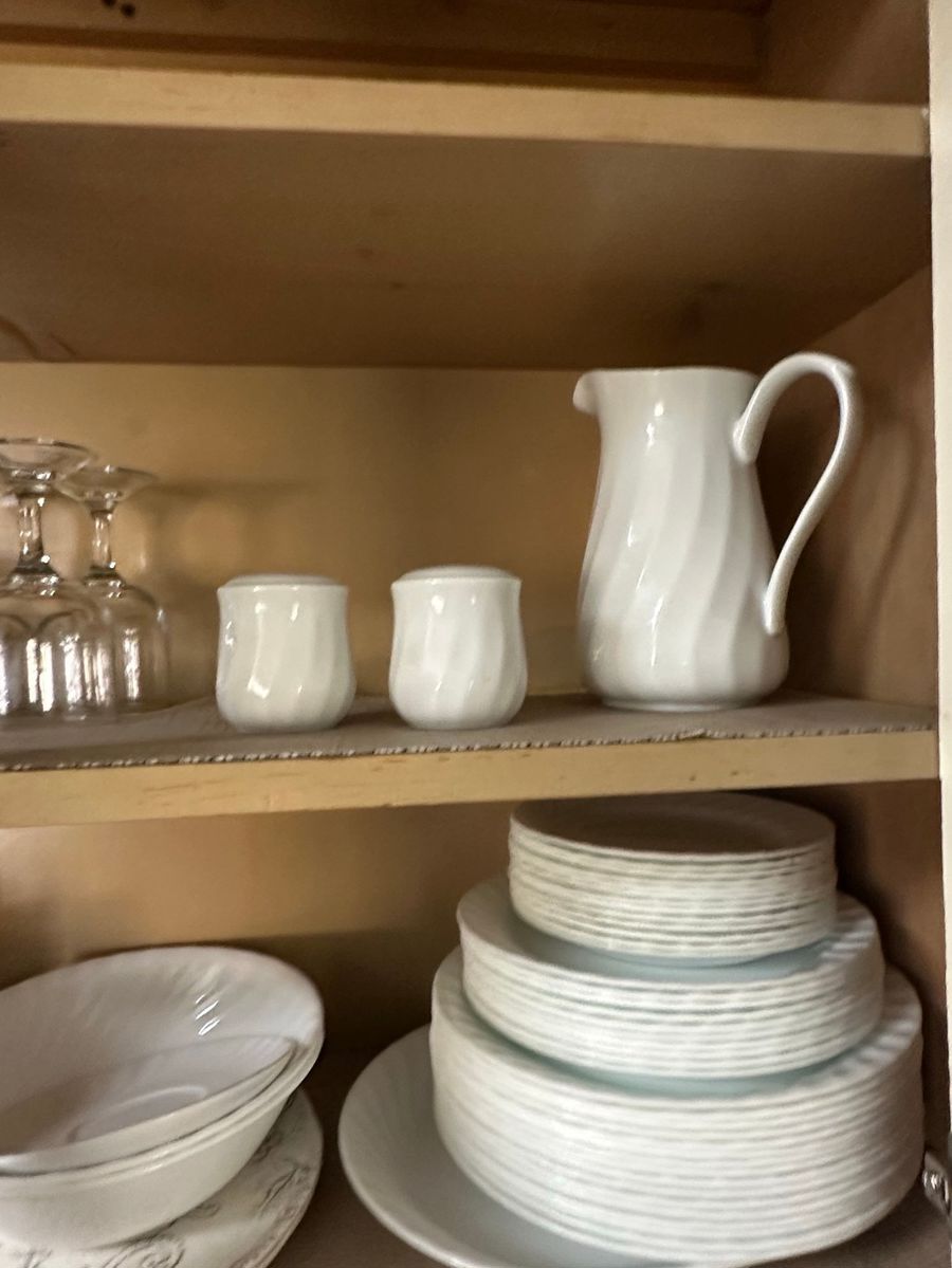 White Ceramic Dinnerware & Serveware Collection