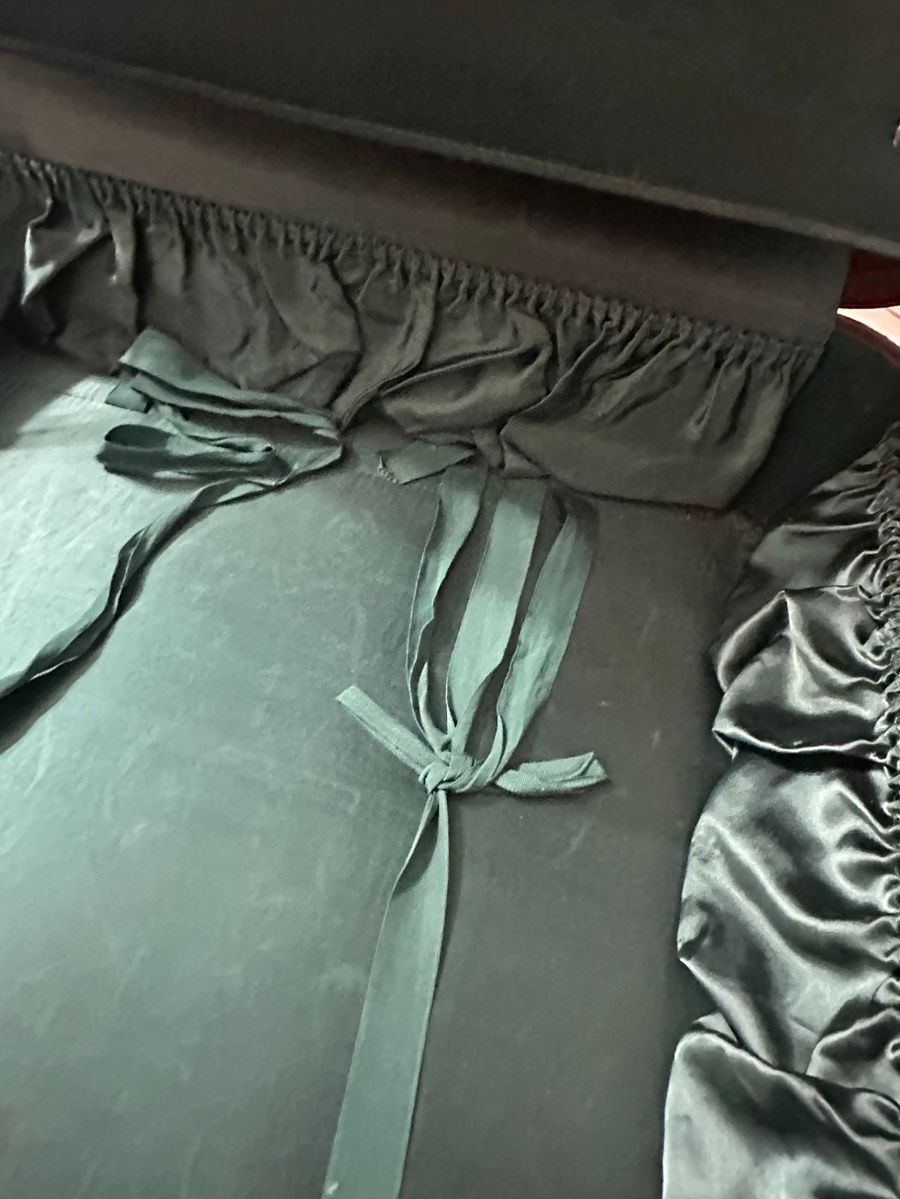 Vintage Luggage Set with Satin Lining