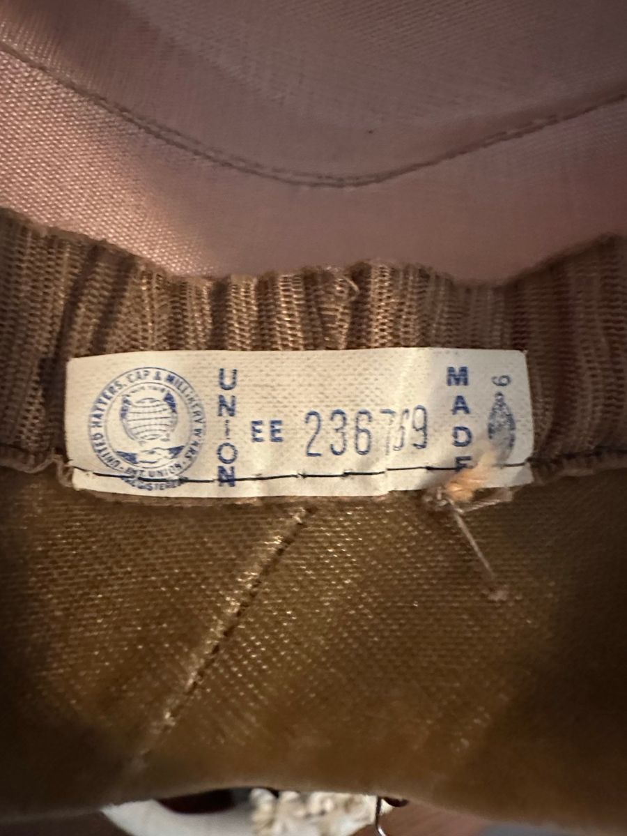 United Hatters, Cap & Millinery Workers Union Label - Sept 1949