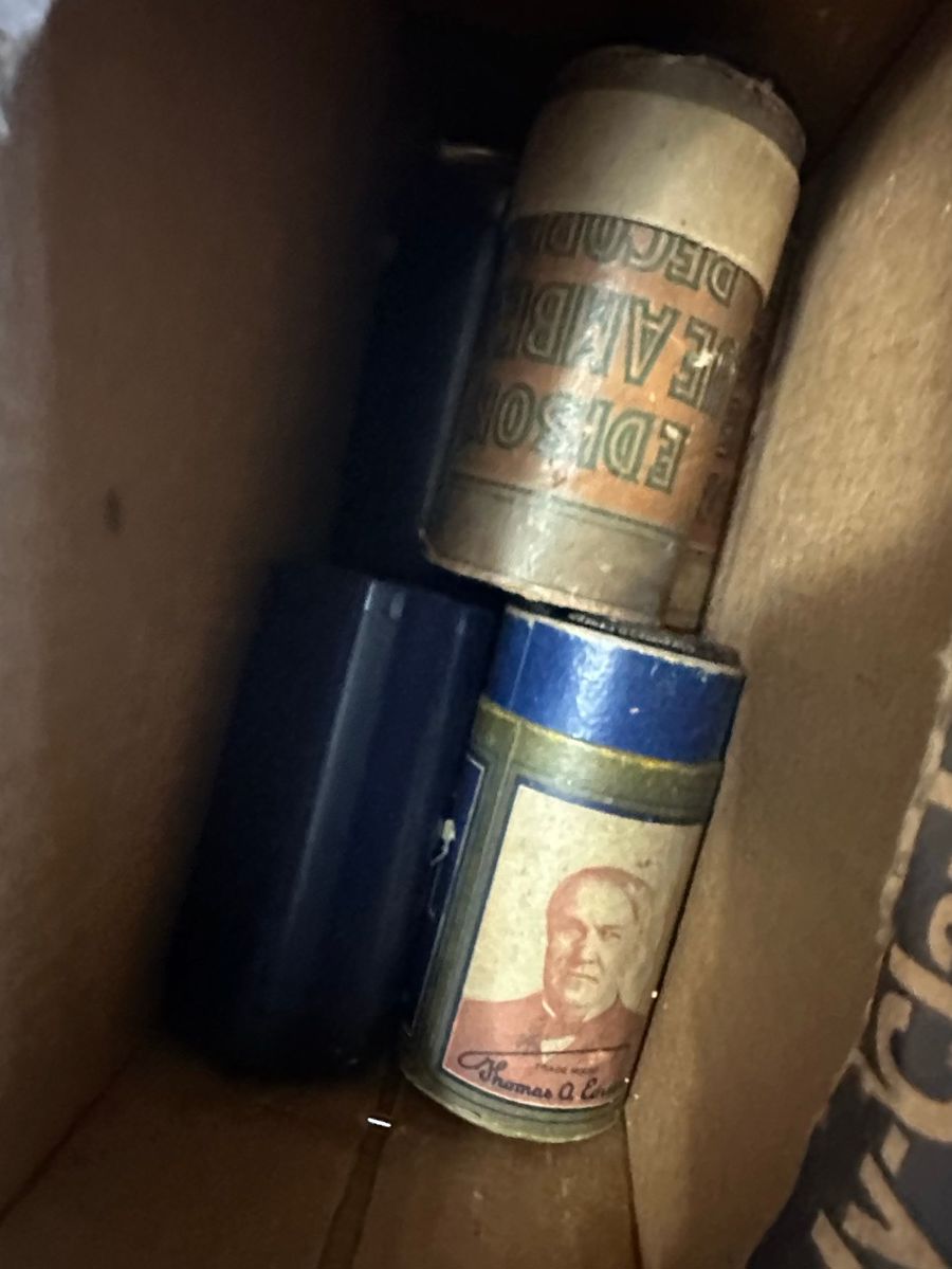 Edison Phonograph Record Cylinders Collection