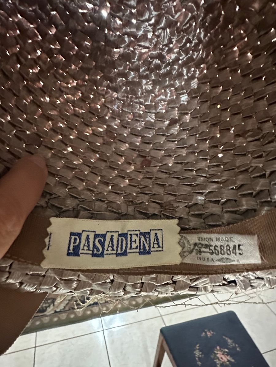 Pasadena Union Made Straw Hat