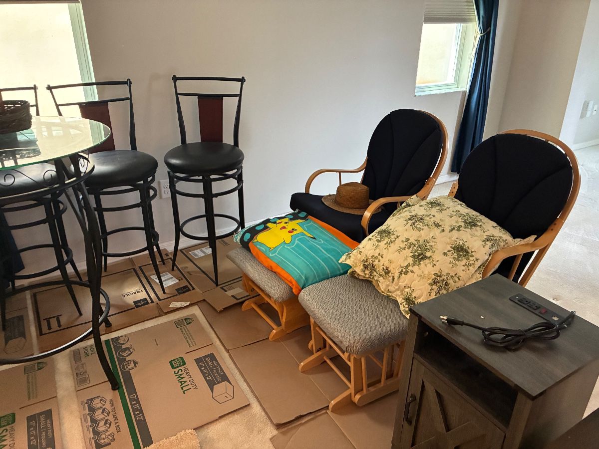 They’ve moved again and left an entire household full of stuff