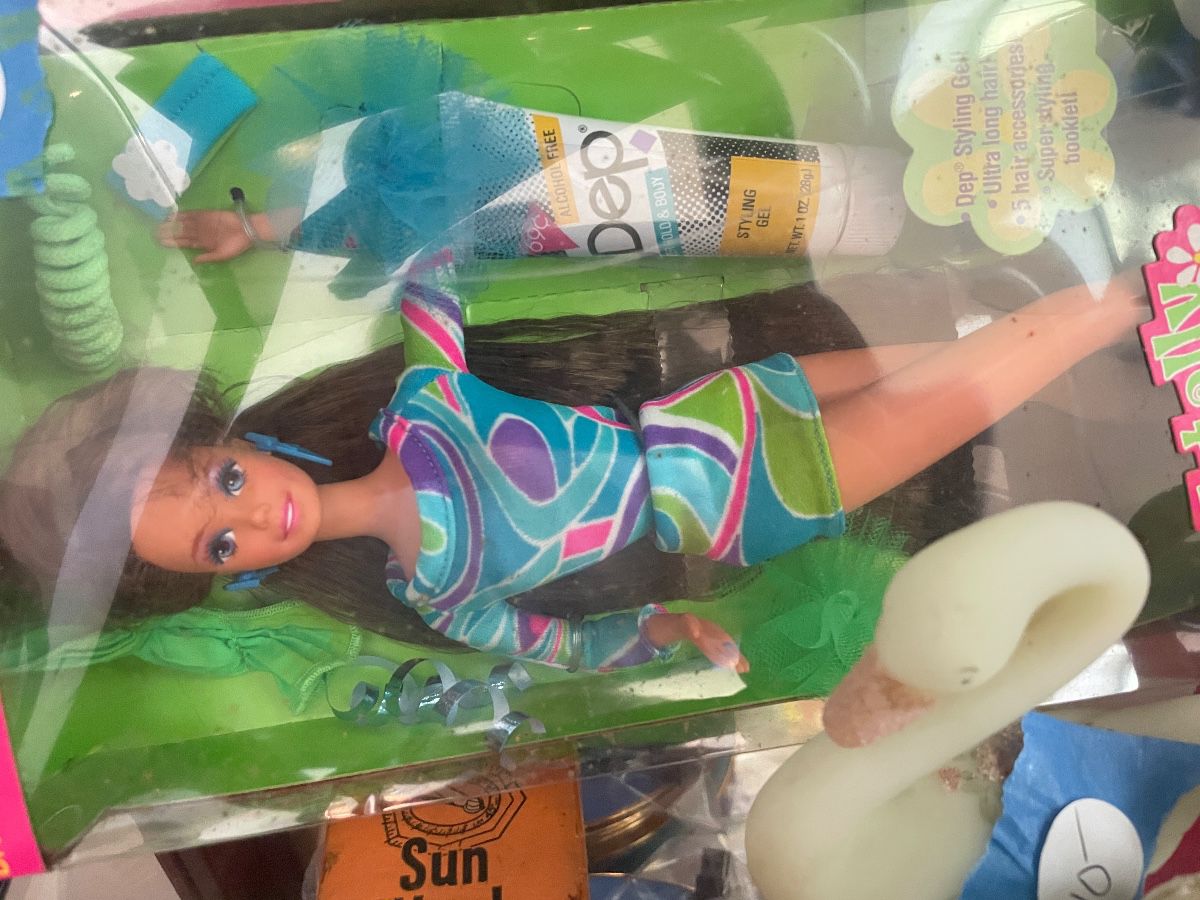 Barbie Doll with Styling Gel and Accessories