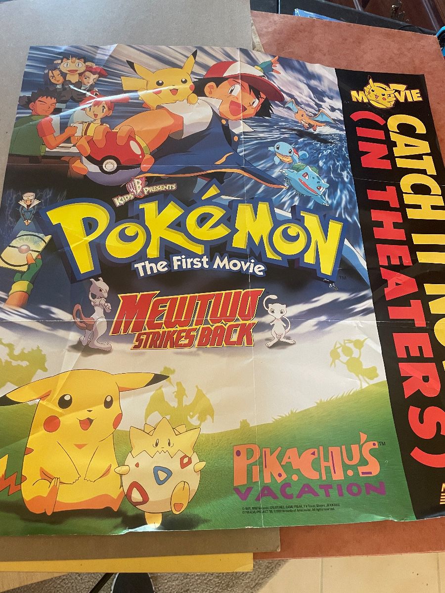 Pokémon: The First Movie - Mewtwo Strikes Back Original Movie Poster