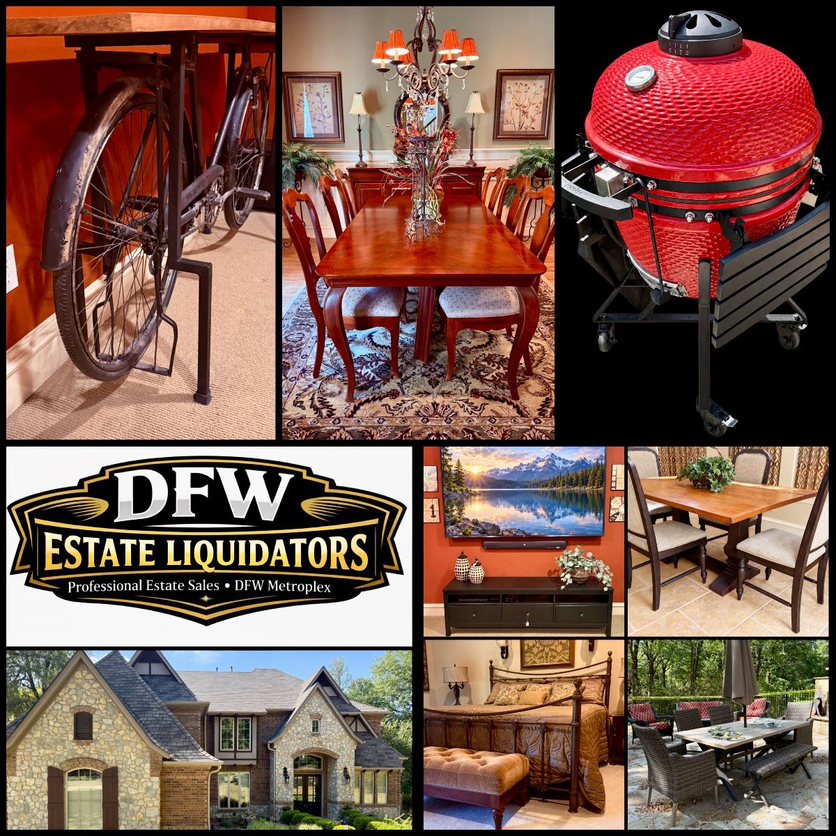~Stunning Cedar Hill Estate Sale! Upscale, Designer, Outdoor Living, Accents, Tools, Yard Art..