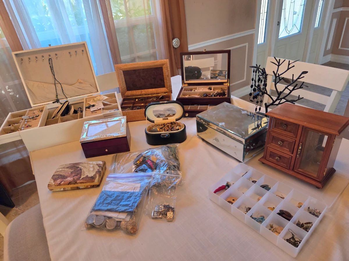 Jewelry, Vintage Pyrex, Coastal Furniture and more!