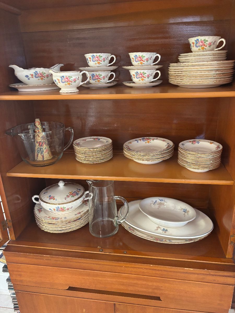 Vintage Floral China Dinnerware Set