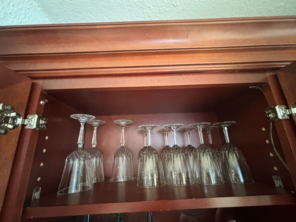 Assorted Crystal Wine & Cordial Glasses Lot