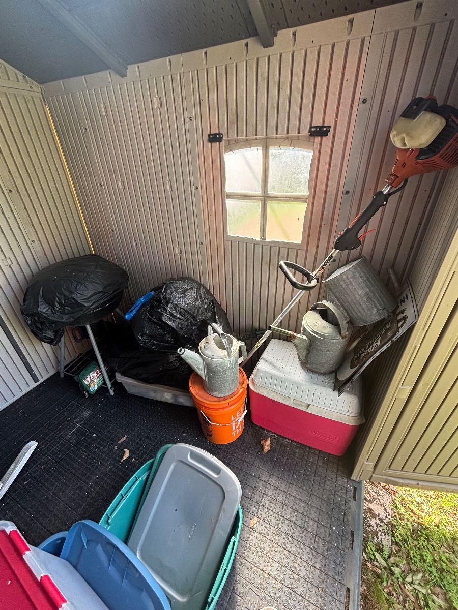 Shed Storage Lot: Lawn Care, Garden Tools & Outdoor Gear