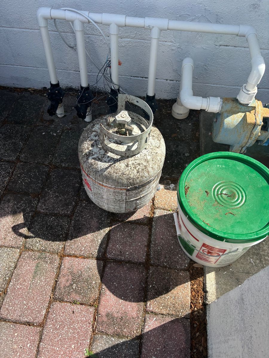 Propane Tank and Utility Bucket Lot