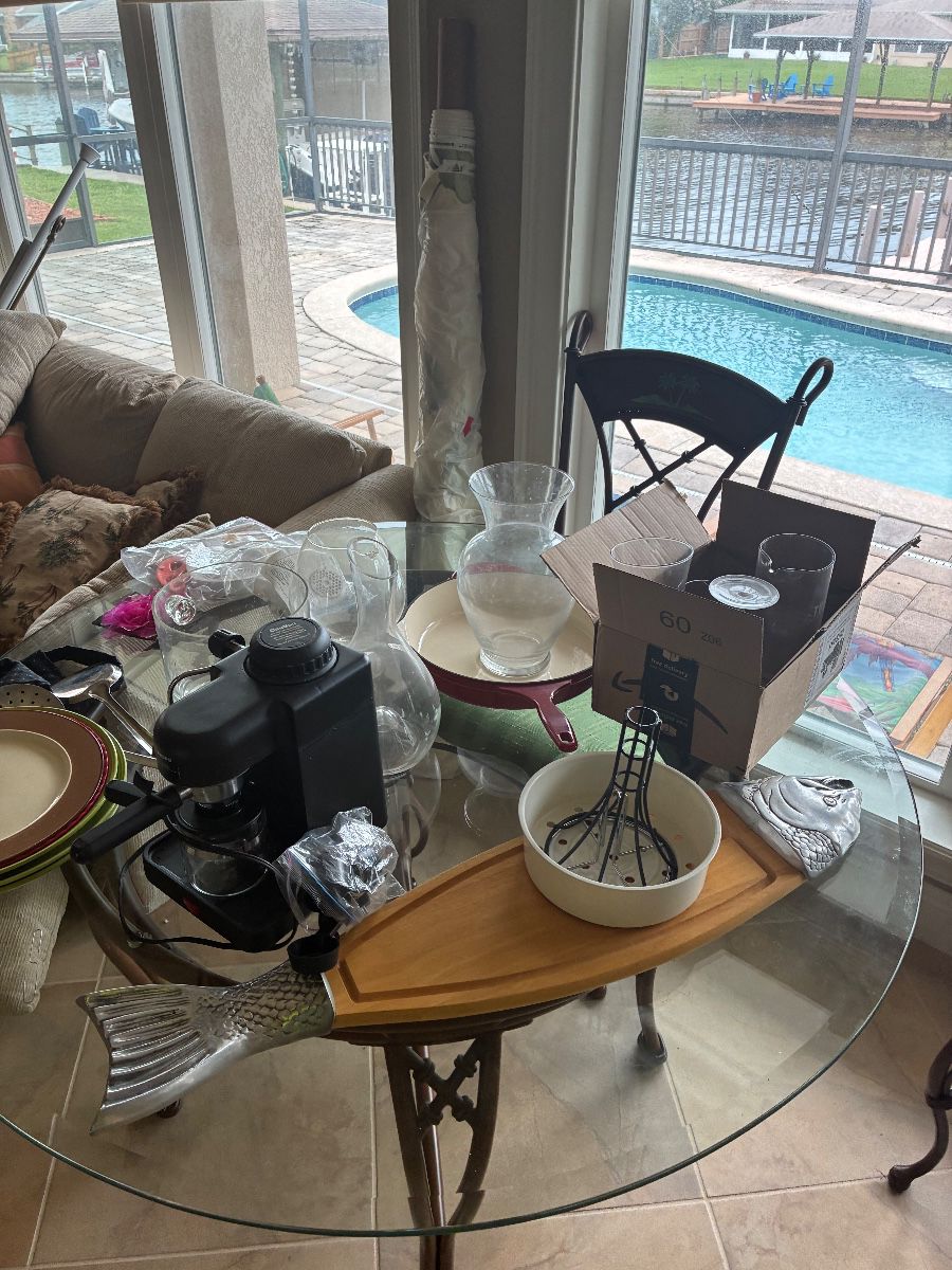 Merritt Island Canal Home, high-end kitchen, space, artwork items
