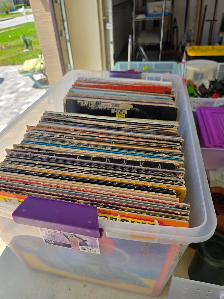 Vintage Vinyl Records Assortment